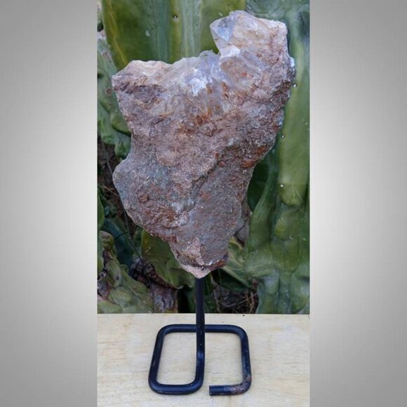 9" PINK AMETHYST on stand stone rock crystal 04 Calmness :  happiness 112225 - Picture 7 of 7